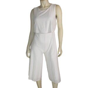 MVN The label Jumpsuit/Romper, 6/8, White Linen Blend,Layered, Gaucho Wide leg